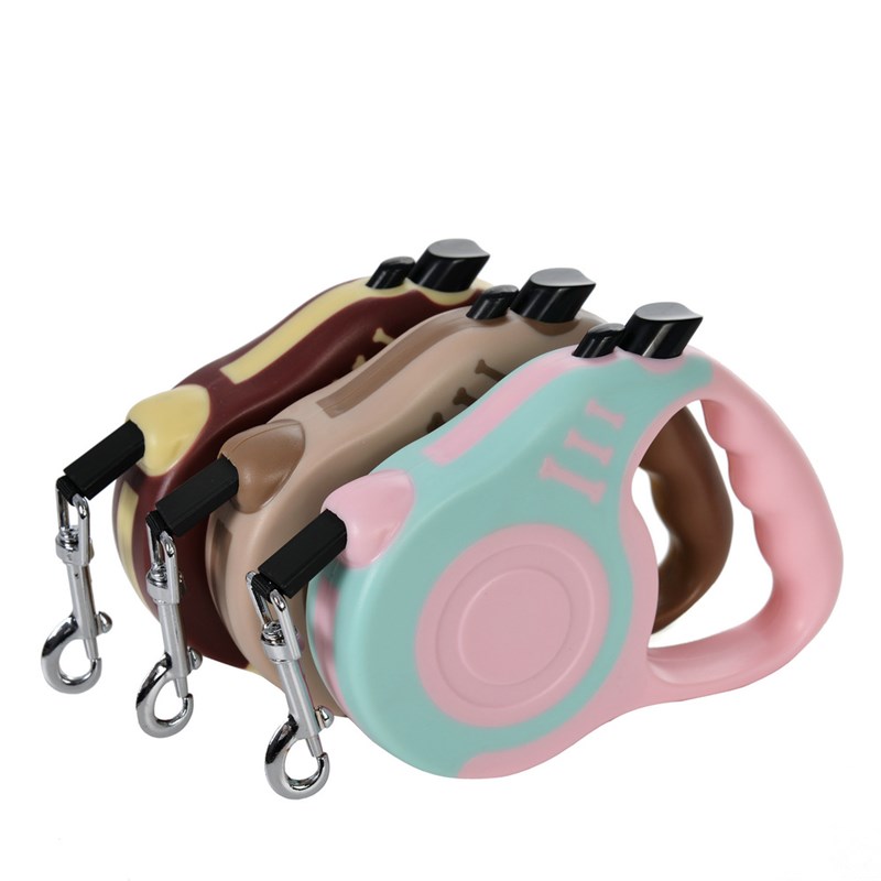 狗狗牵引绳自动伸缩遛狗神器小型中大型犬狗绳子狗链收缩宠物用品