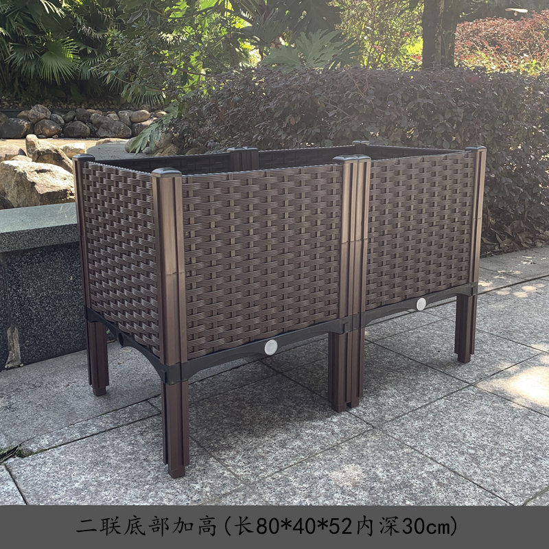 新品加深种植箱 底部加高15cm 内深30cm 免弯腰种瓜果 黄瓜 番茄