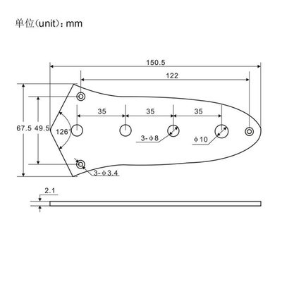 后浪器乐 JB型电贝司金属盖板 BASS电位器电路总承成护板乐器配件