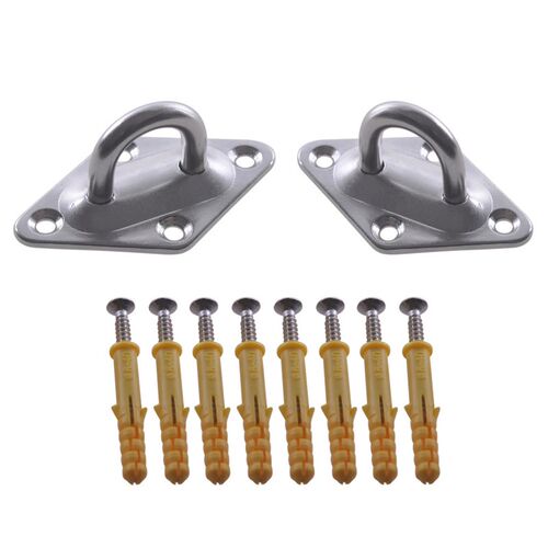 2pcs Triangle 304 Stainless Steel 60x40MM  Design Hook M6 Ce