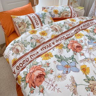 定做宿舍三件套订制全棉p四件套纯棉被套180*200被套135床单床笠