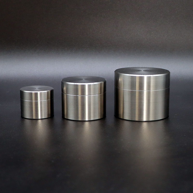 可携式随身金属小药盒迷你防水密封储存收纳盒不锈钢圆形防锈小药