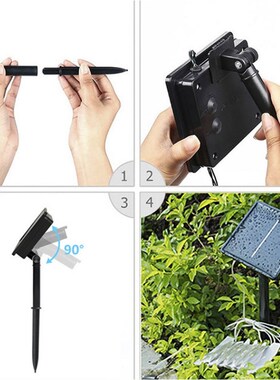 Led Decoration Solar Energy Lights Outdoor Fairy String Ligh