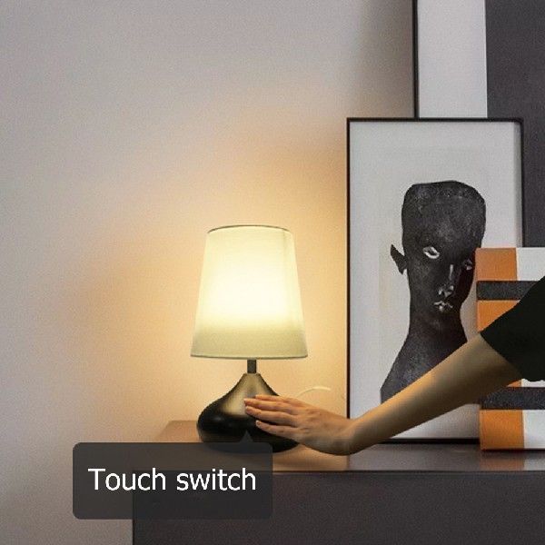 极速Lampu Meja LED Modern untuk Kamar Tidur Ruang Tamu Lampu