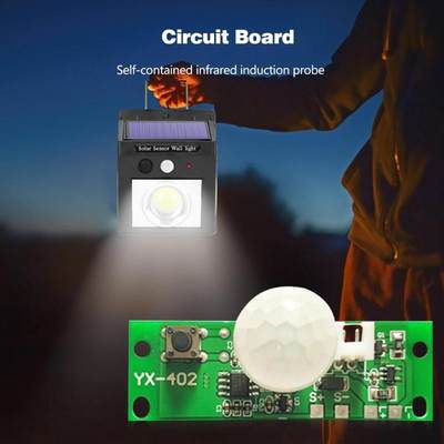 新品3.7V DIY Kit Solar Lamp Board Control Sensor Night Light