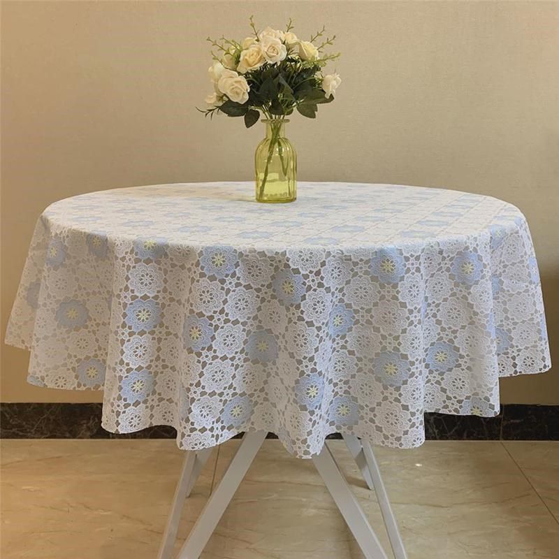 欧式茶几塑料pvc大圆形餐桌小圆桌桌布防水防油防烫免洗家用新品,居家布艺,桌布,淘宝优惠券,粉丝福利购,淘宝优惠卷