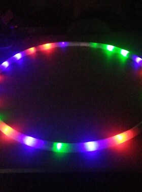 Multicolour Glitter Fitness Exercise  LED Hoola Hoop Loose W