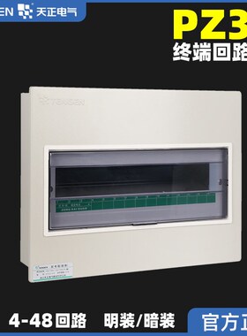 天正配电箱PZ30家用空开布线箱明装暗装J室内空气开关断路器电箱