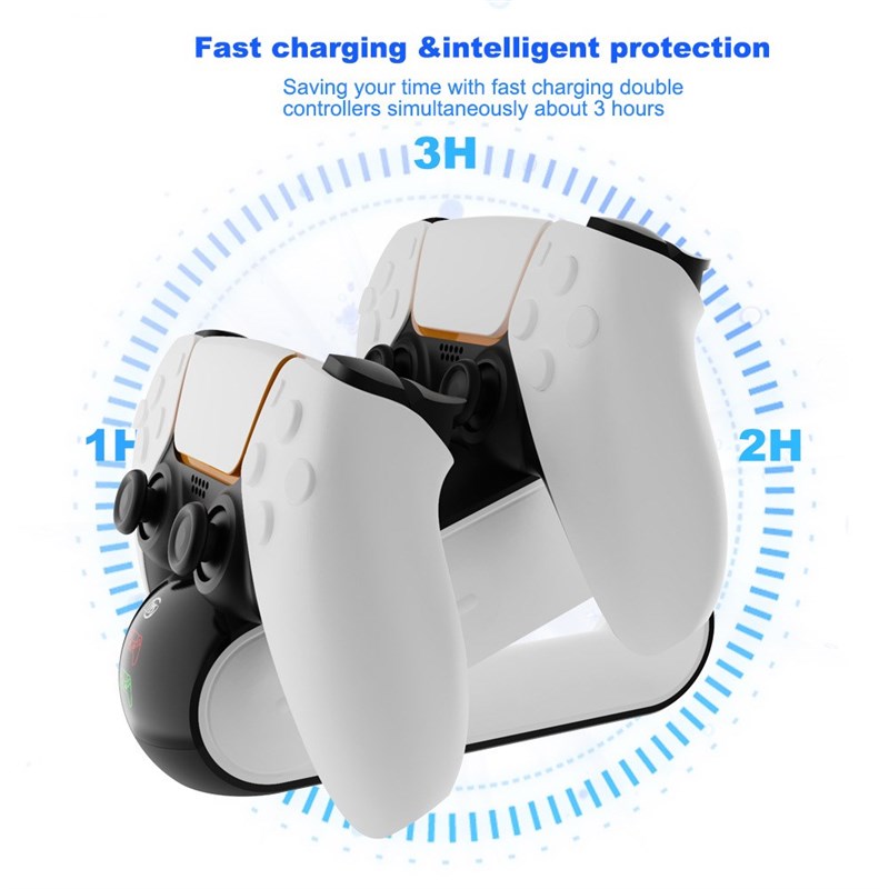 For Sony Playstation 5 PS5 Controller Dual Charger Stand Ch