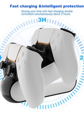 For Sony Playstation 5 PS5 Controller Dual Charger Stand Ch