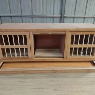 竹木配对笼防水板鸽子巢箱配对笼繁殖笼竹木防水板配对窝繁殖笼