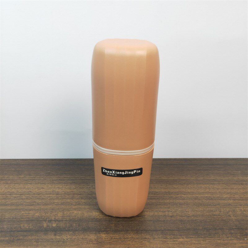 简约出差旅行l塑料牙缸杯牙具盒家用浴室刷牙漱口杯便携式牙杯