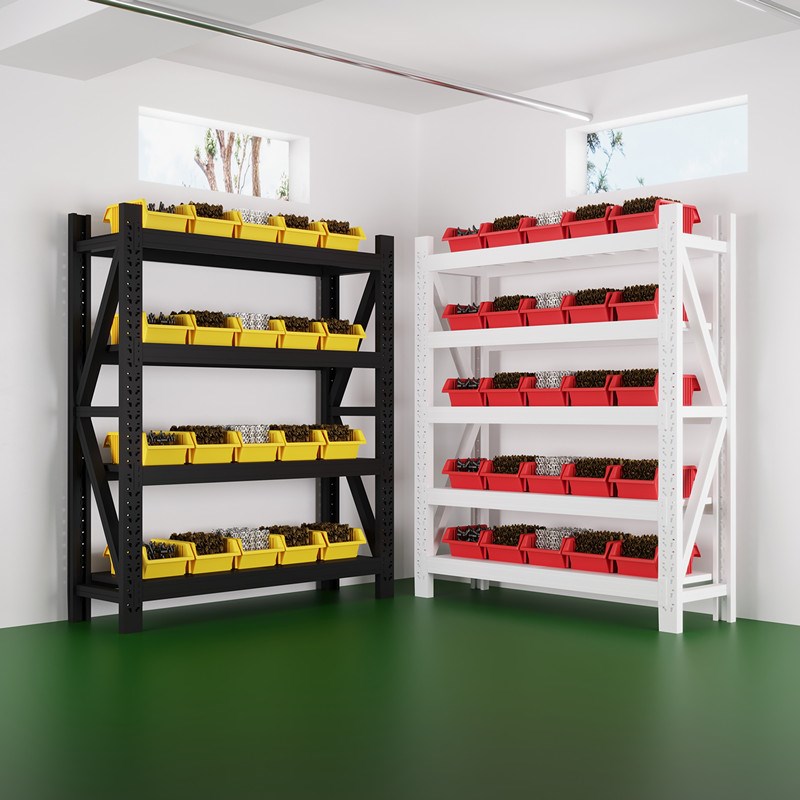 重型仓储仓库货架置物架多层中型储物架地下室货物架铁架子杂物架