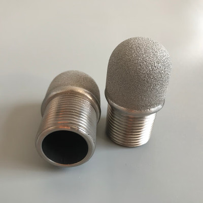纯钛曝气管不锈钢管式曝气器曝气头实验用耐腐蚀耐臭氧曝气盘Φ30