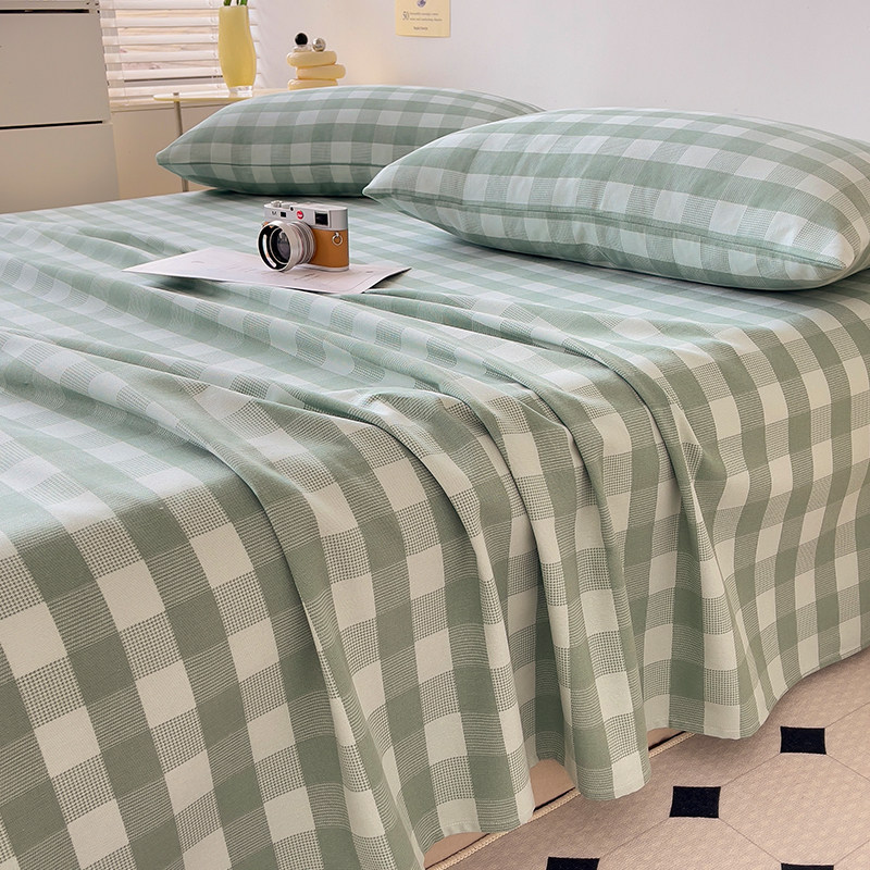 加厚纯棉老粗布床单单件全棉被单人棉麻炕单凉席床笠W枕套三件套,床上用品,床单,淘宝优惠券,粉丝福利购,淘宝优惠卷