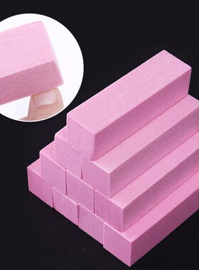 10Pcs/Lot Nail File 100/180 Sanding Buffer Block Pedicure  B