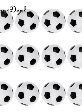 High Quality 12Pcs 36mm Plastic Mini Soccer Table Foosball