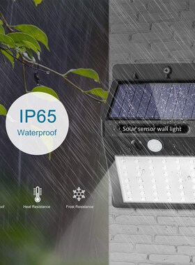 Solar Lights Outdoor Security Motion Sensor Lights Wireless