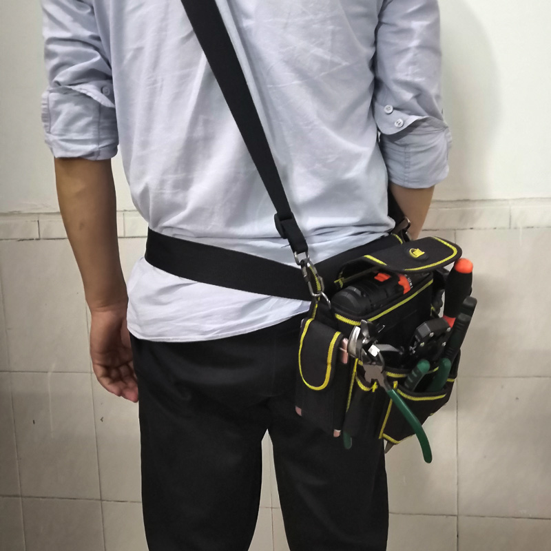 电工工具包腰包弱电施工包水电监控安装多功能五金工具挂包帆布袋