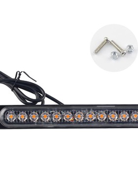 1pcs Stroboscopes Strobe 12 LED Flash Light Auto 12-24V Emer