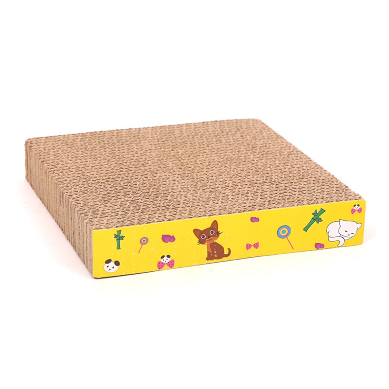 速发Creative Cat Scratching Board Mat Scraper Claw Paw Toy F