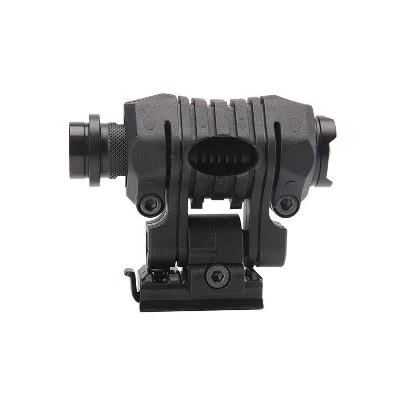 战术兵 b头盔导轨战术手电 大电筒夹五档可旋转调节 25mm电筒用