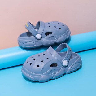 宝宝拖鞋男宝防滑女宝洞洞鞋夏天男款儿童凉拖鞋沙滩鞋男童小朋友
