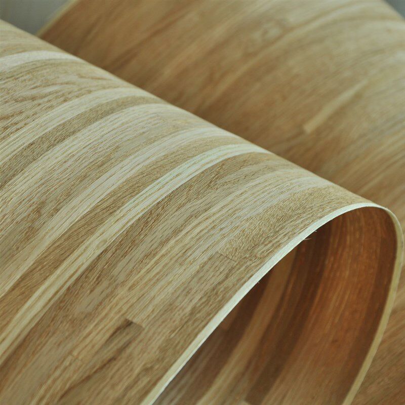Natural Parquet Wood Veneer Russian Oak Veneer Cross Cut wit