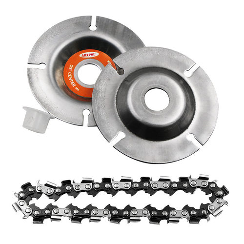 4英寸角磨机用链条盘4.5/5英寸开槽锯片 木工切割片切削角磨链盘
