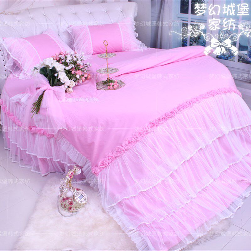圆床床品四件套圆形床4件套粉色蕾丝圆床罩公主床上用品 浪漫的爱,床上用品,床品套件/四件套/多件套,淘宝优惠券,粉丝福利购,淘宝优惠卷