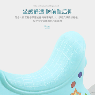 宝宝儿童摇摇马小木马摇马两用婴儿玩具车1-3岁大人可坐幼儿园椅