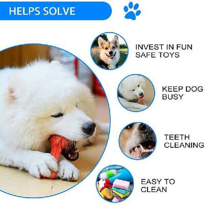 极速Benepaw Durable Nylon Dog Bone Nontoxic Beef Flavor Pet