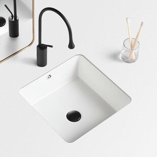 小台下单盆陶瓷嵌入式方形面盆台盆台下盆洗脸盆阳台洗手盆尺现货