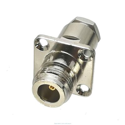 速发1Pcs Connector N Female jack 4-holes Flange Clamp RG58 R