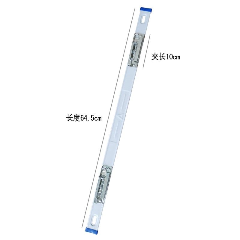 急速发货不锈钢报夹长夹条报纸夹工程图纸栏挂架夹报纸夹子报刊学