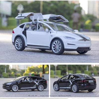 推荐1:22 Tesla MODEL X Alloy Car Model Diecasts amp Toy Vehi