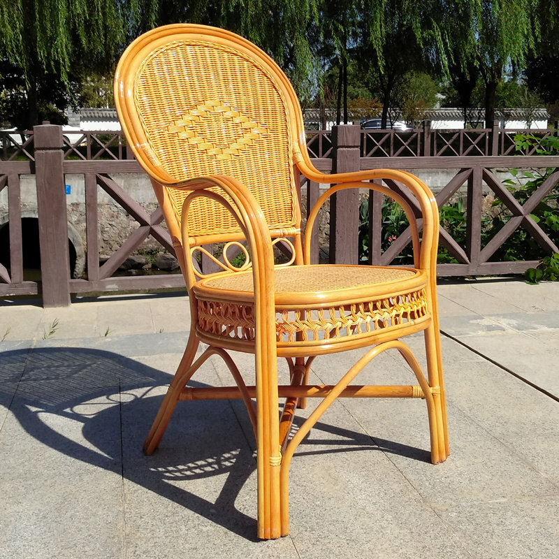 速发天然老人藤椅子 单人腾椅办公椅电脑椅高靠背椅休闲阳台室外,住宅家具,阳台椅,淘宝优惠券,粉丝福利购,淘宝优惠卷