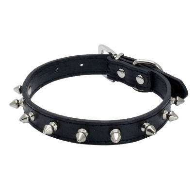 vet Pet C llar Leather Spiked Studded CoOllaroPet Traini