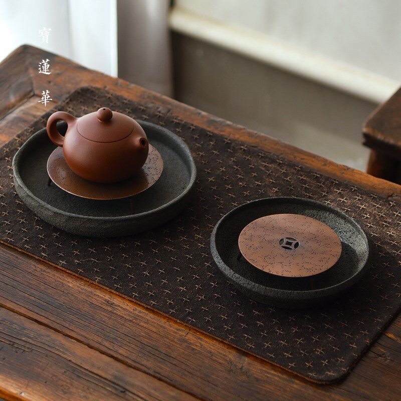 三足紫铜壶托壶架 壶承养壶垫 铜制壶托茶托杯垫隔热垫茶垫铜茶具,餐饮具,茶托,淘宝优惠券,粉丝福利购,淘宝优惠卷