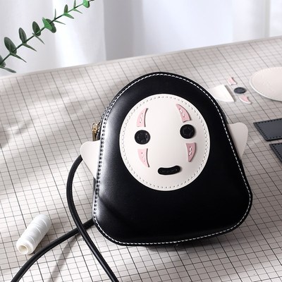 无脸男自制礼物diy手工包材料包真皮制作成品可爱手工编织女包包