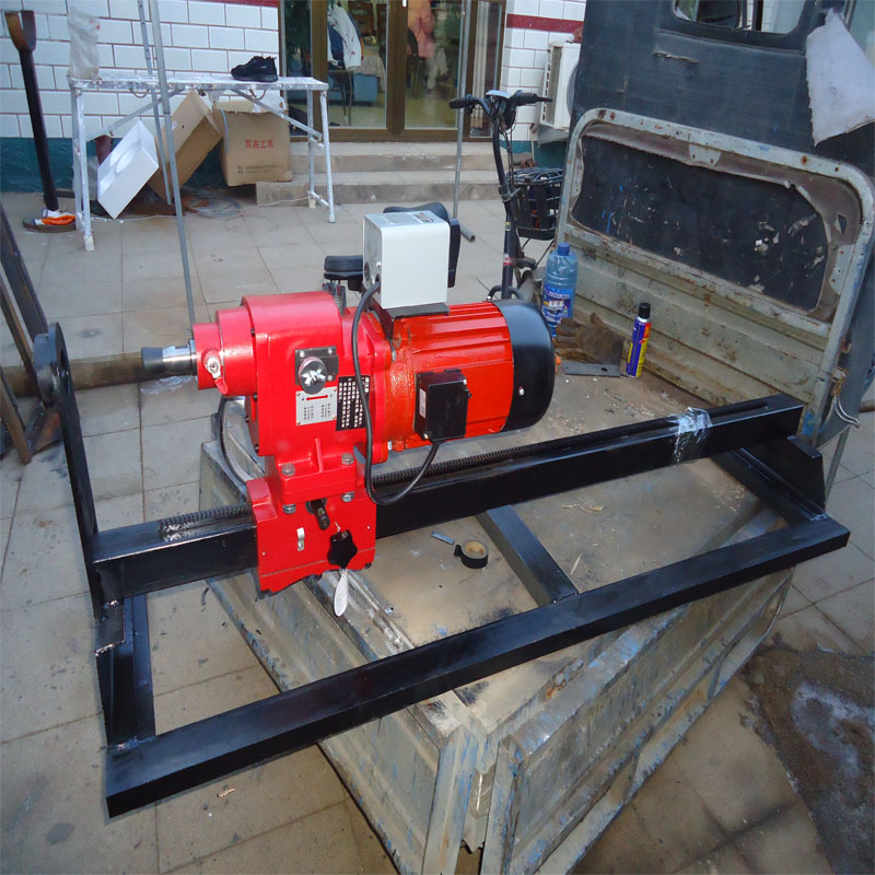 小型水钻顶管机过马路穿管机家用自来水改造打孔机台钻微型拉管机