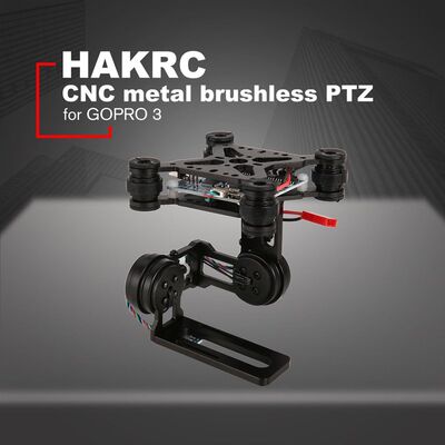 推荐HAKRC 2 Axis CNC Metal Brushless BGC2.2 PTZ Control Pane