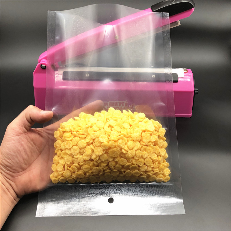 卡头挂孔下c开口真空袋食品包装压缩抽气袋子透明保鲜袋封口机商