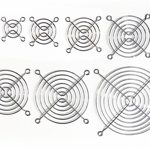 推荐 保护罩8厘米金属电镀电源防尘铁网 防护网 8CM机箱风扇防尘罩