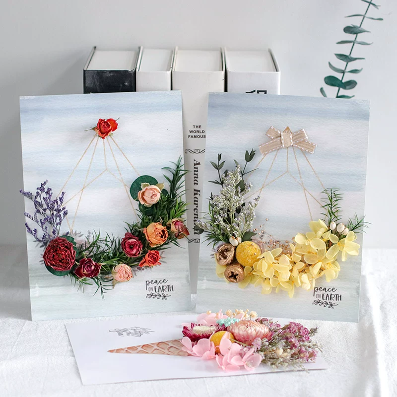 Meimuer натуральный real real flower dioy засушенный цветок фото рамка изготовление рамка фона бумага сухих цветов материал сумка отправка клей