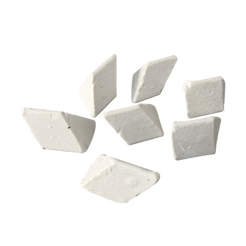 新品白刚玉陶瓷磨料金属去t毛刺除锈粗中磨研磨石正斜三角振动u.