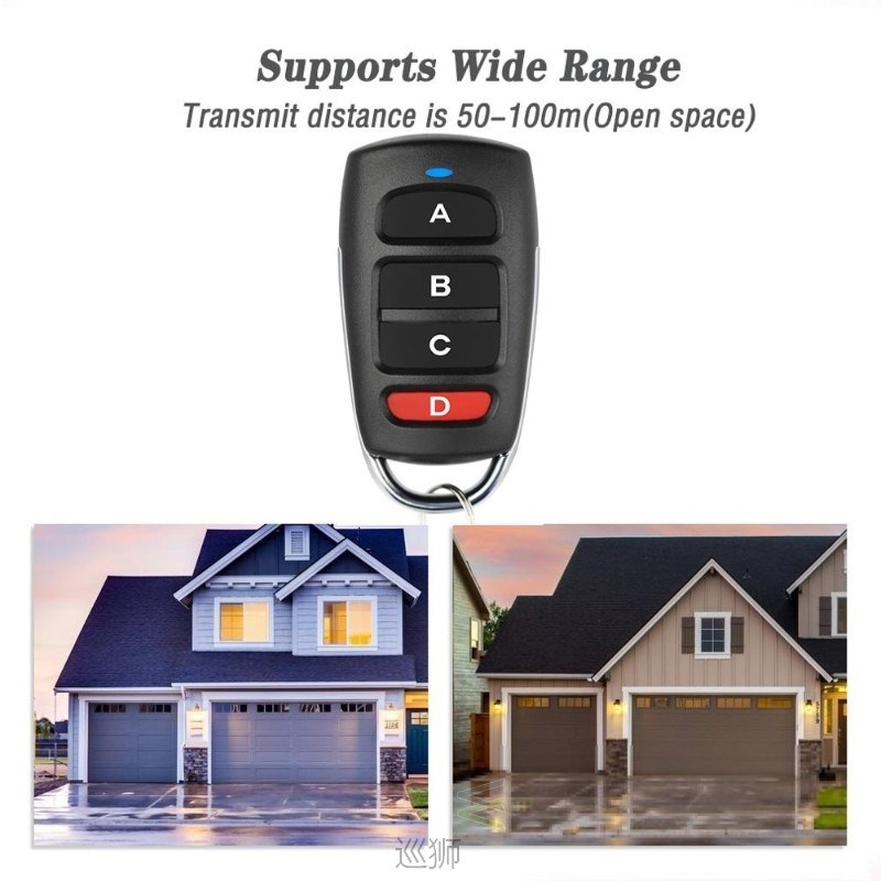Fixed Code 433.92 MHz Wireless Copy Remote Control Garage Do