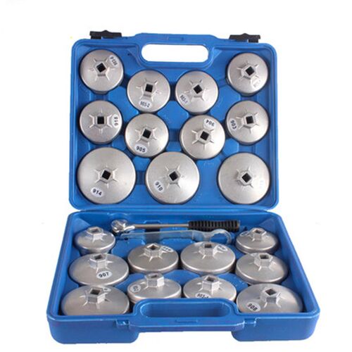 23pcs Aluminum Alloy   Oil Filter Cap Wrench Socket Removal