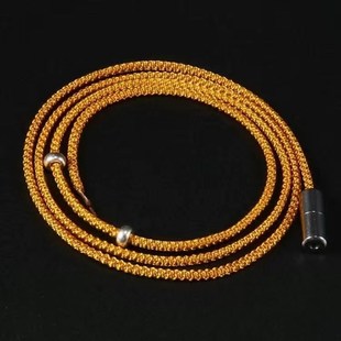 新西藏天珠横穿挂绳男女款文玩绿松石蜜蜡手工编织专用锁骨项链绳