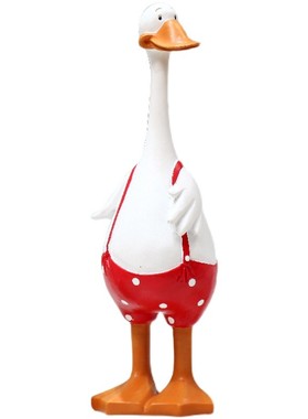 可爱一家四口鸭子摆件创意客厅桌面装饰品送搬家乔迁新居开业礼品